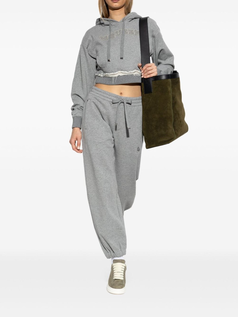 Alexander McQueen logo-embroidered hoodie outlook