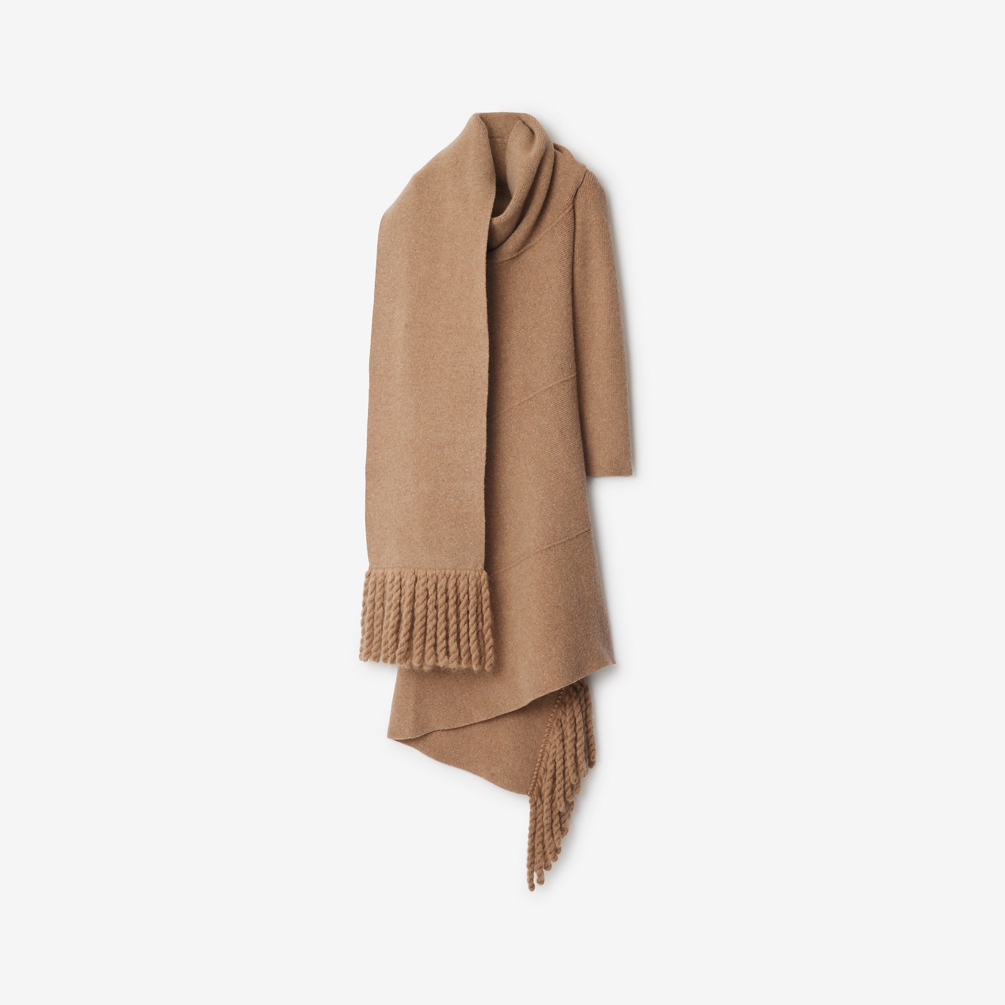 Wool Blend Scarf Dress - 1