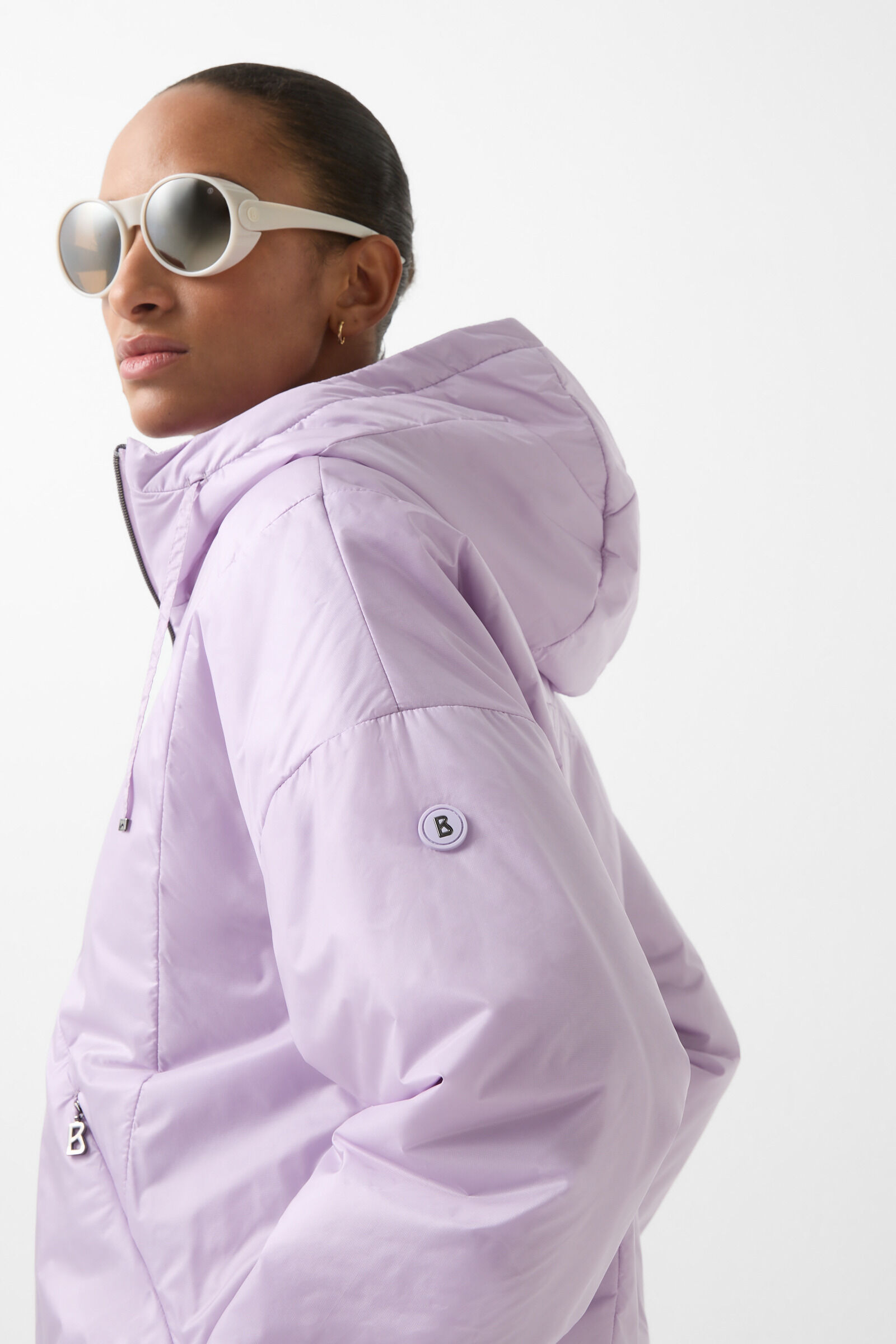 Beryll lightweight down jacket in Lilac - 5