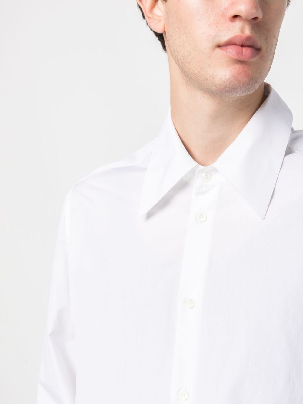 Pleace poplin long-sleeved shirt - 5