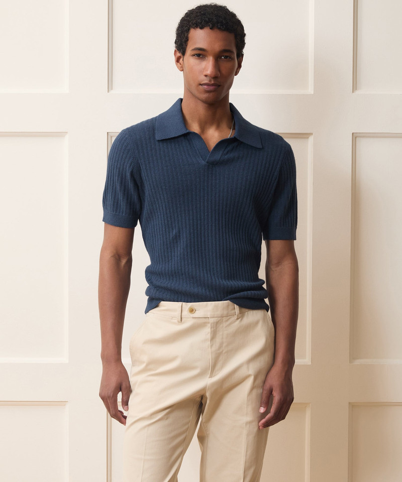 TODD SNYDER Tide Montauk Sweater Polo outlook