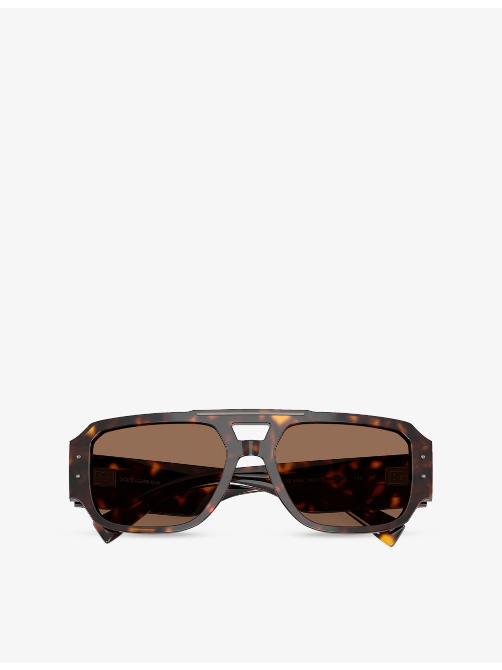 DG4482 Pilot-Frame Tortoiseshell Acetate Sunglasses - 5
