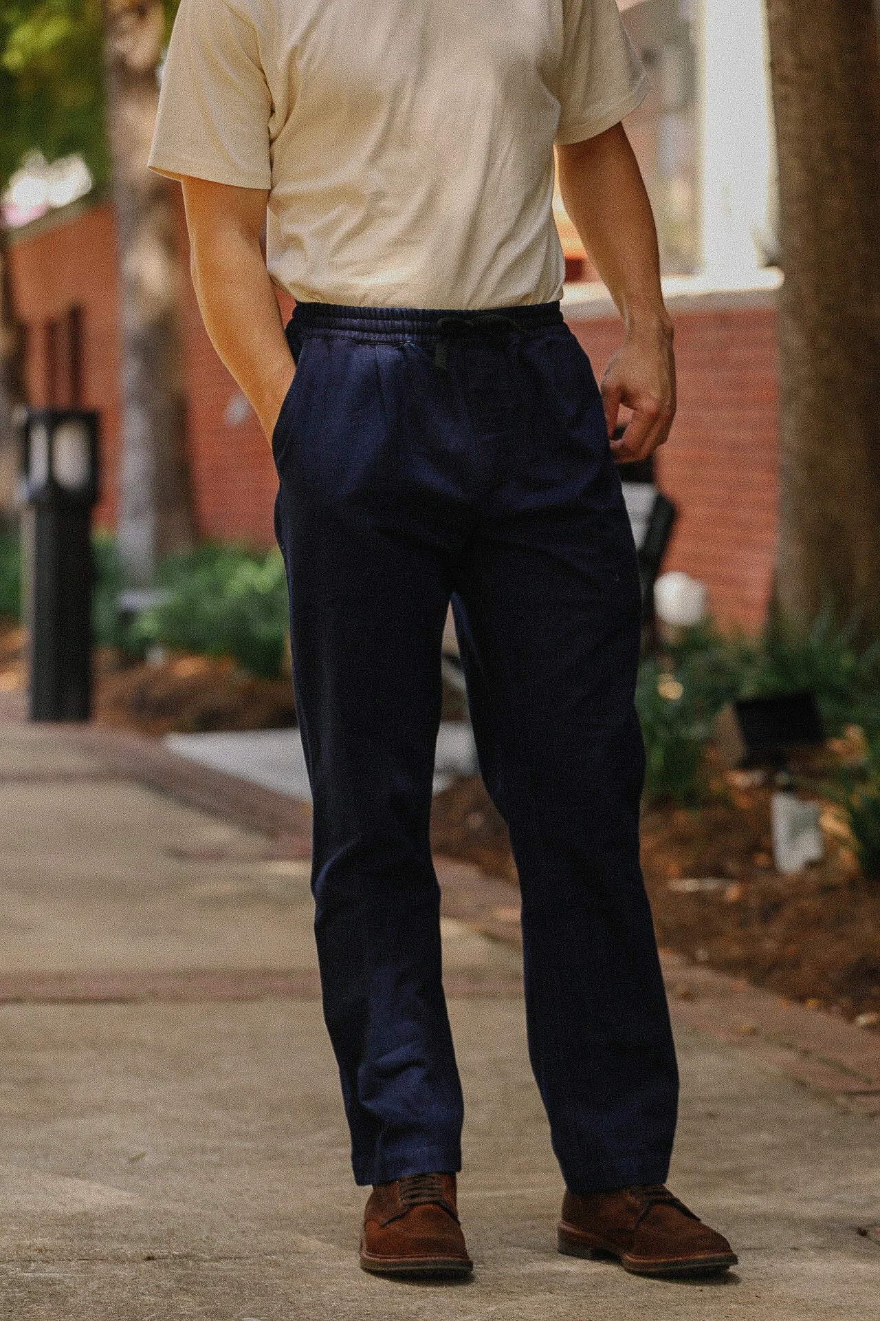 EASY PANT- INDIGO CANVAS - 1