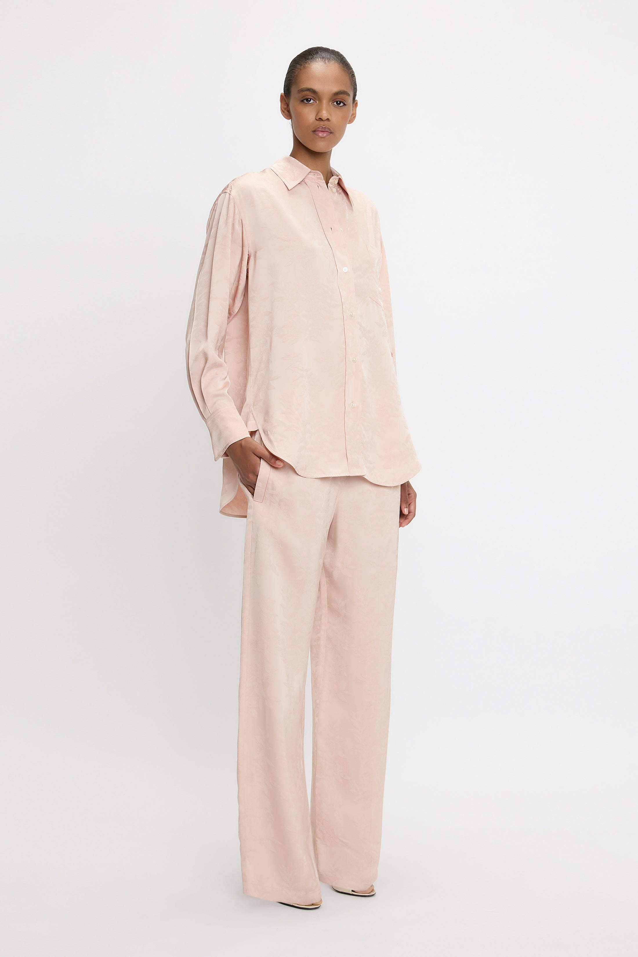 Pyjama Trouser In Ballet Pink - 3