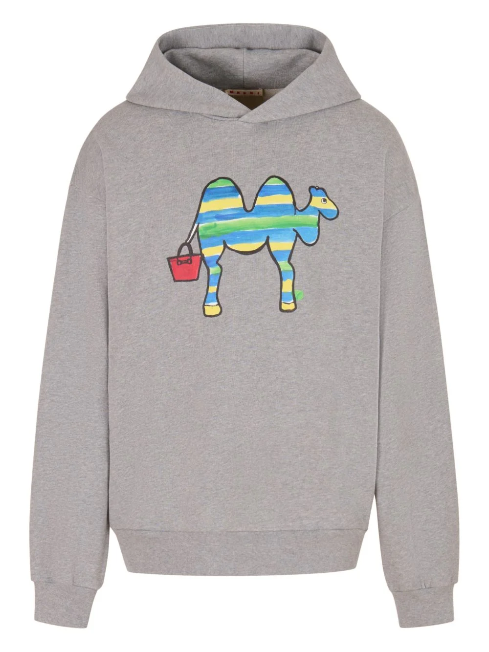 logo-printed hoodie - 1