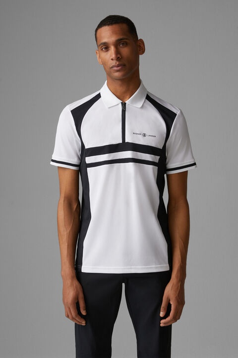 Bernhard Polo shirt in White/Black - 2
