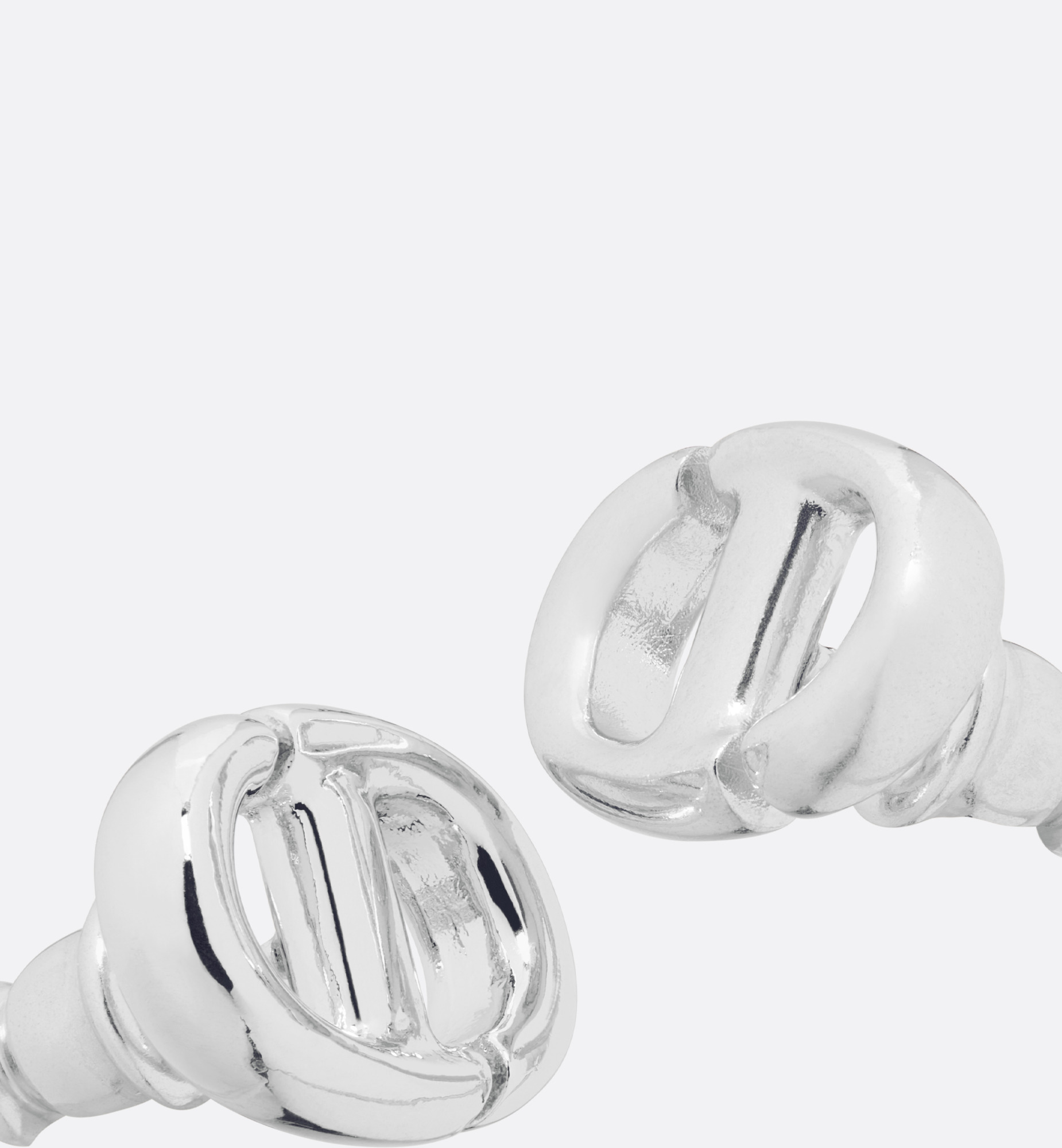 CD Navy Stud Earrings - 5