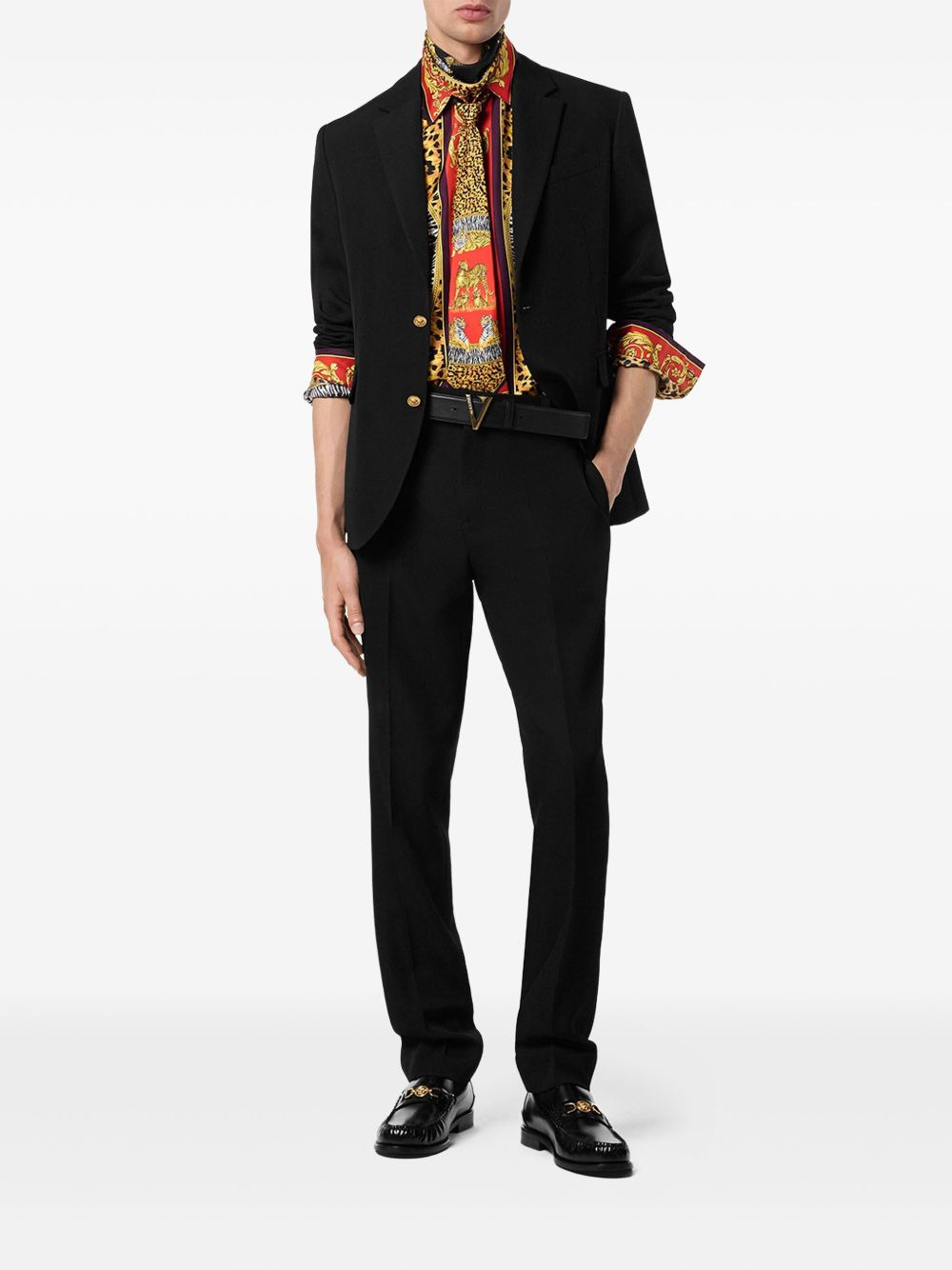 Wild Cats printed silk shirt - 2