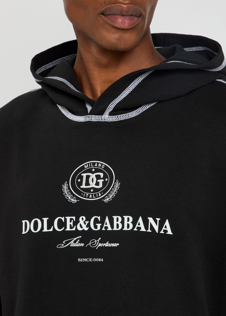 Dolce & Gabbana Logo-embroidered Cotton Sweatshirt - 5