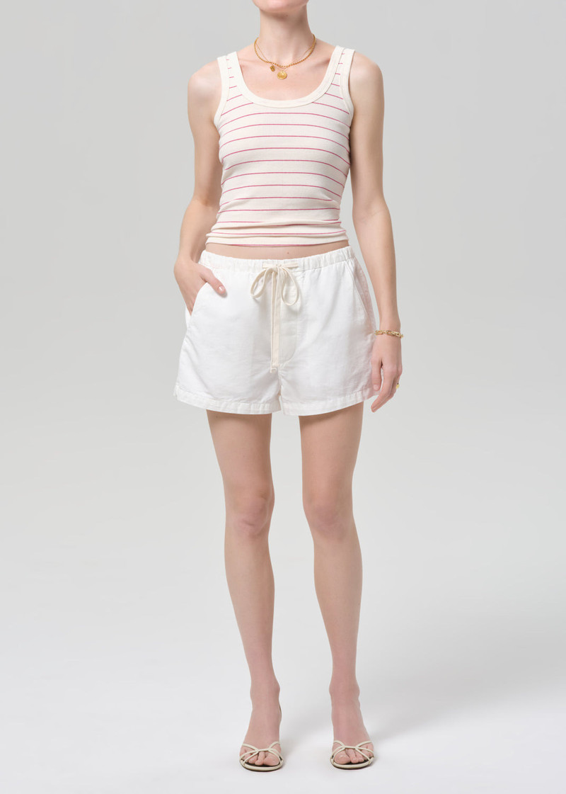 Faye Tank In Raspberry Stripe 1