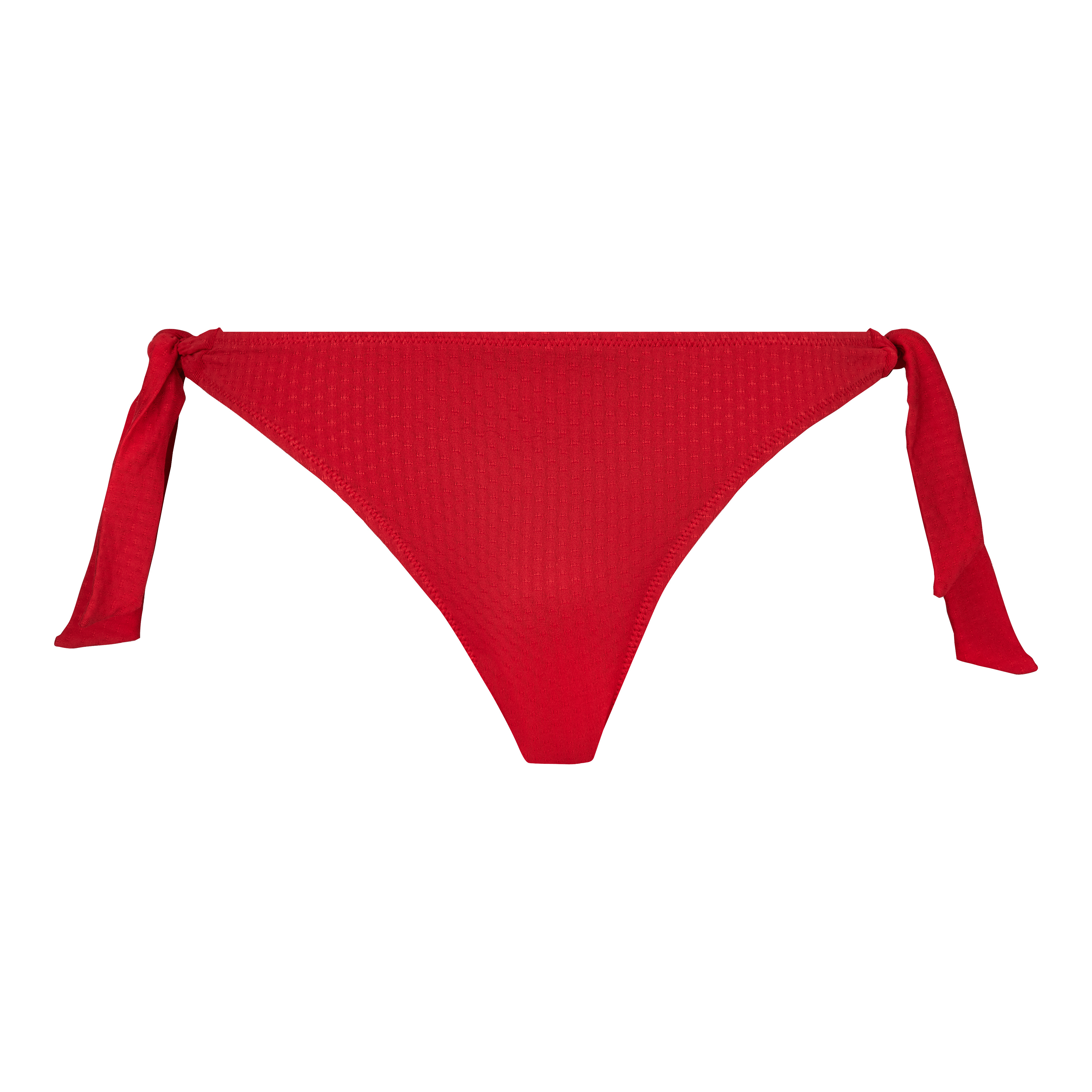 Women Mini brief Side Tie Bikini Bottom Plumetis - 1