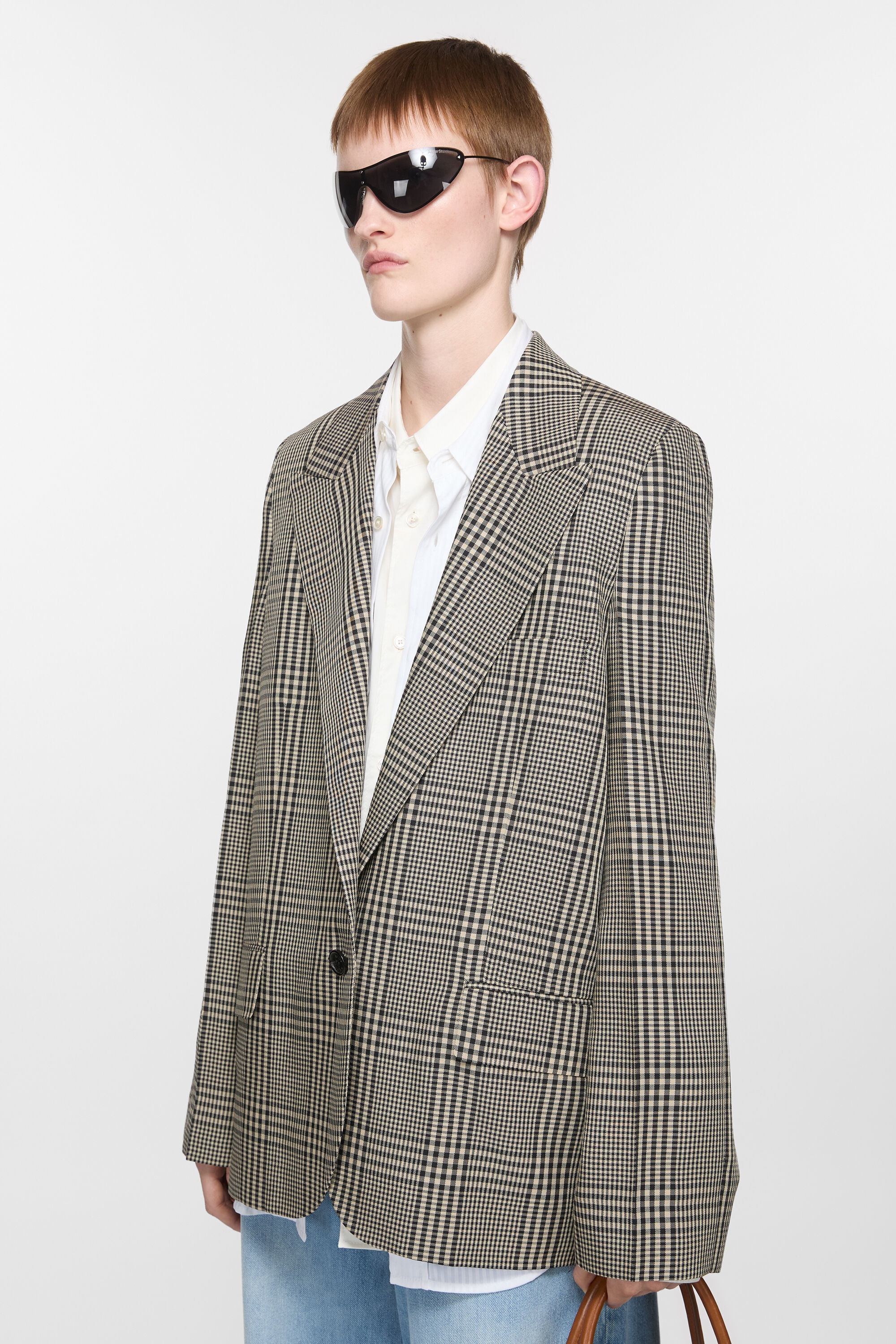 Single-breasted jacket - Regular fit - Multi brown - 3