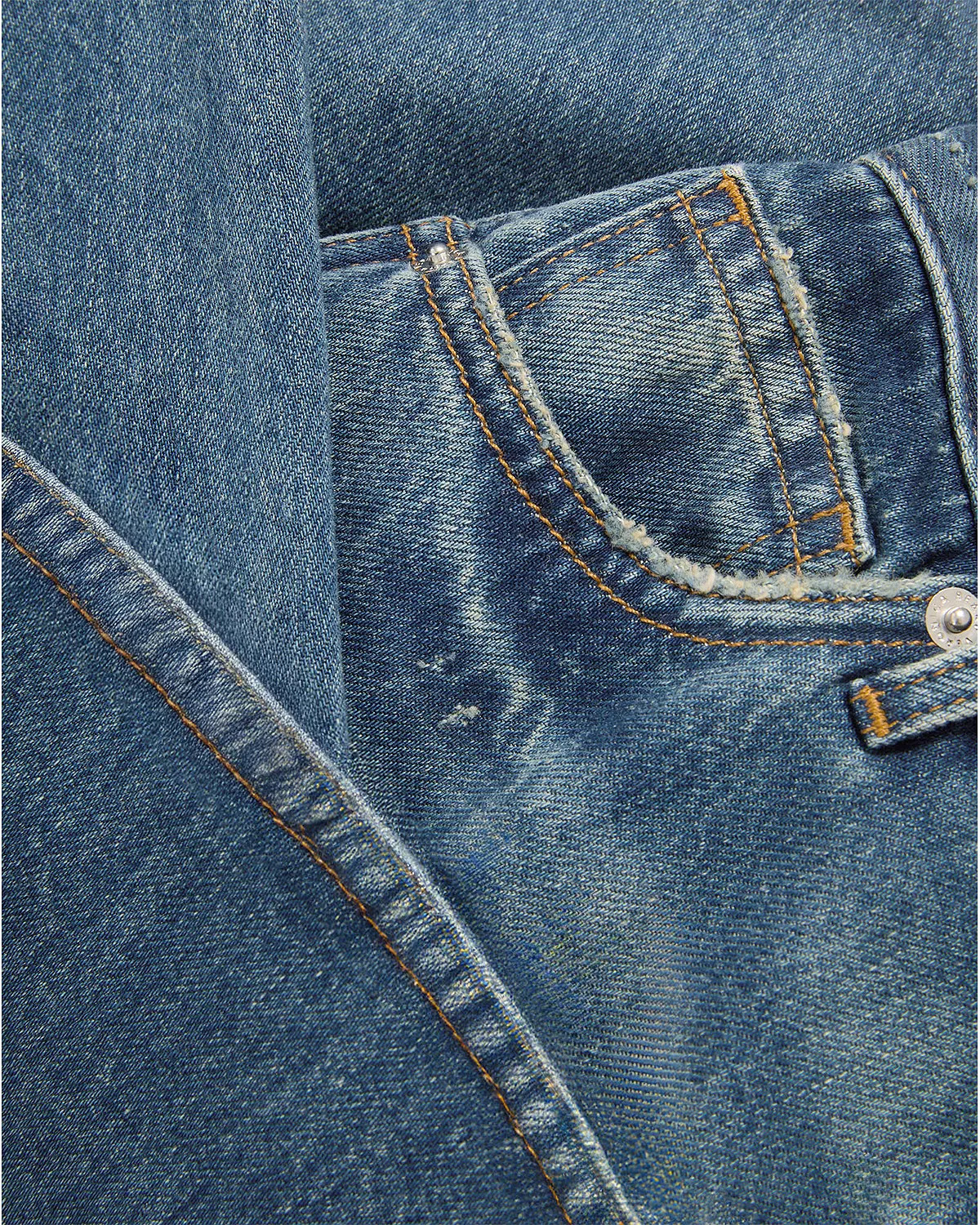 Kasey Mid Rise Wide Leg Jeans in City Stroll - 4