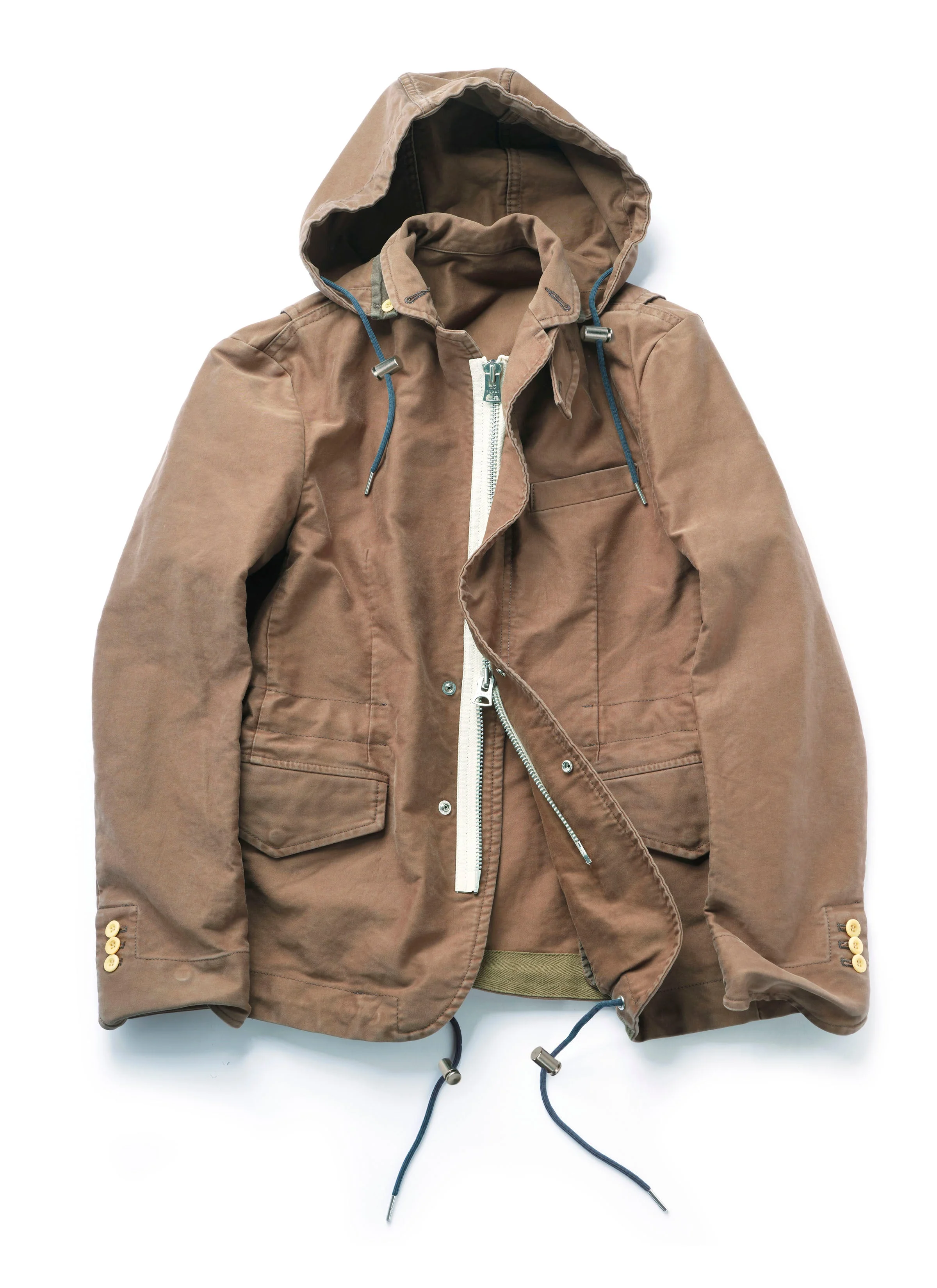 Sueded Cotton Jacket - 1
