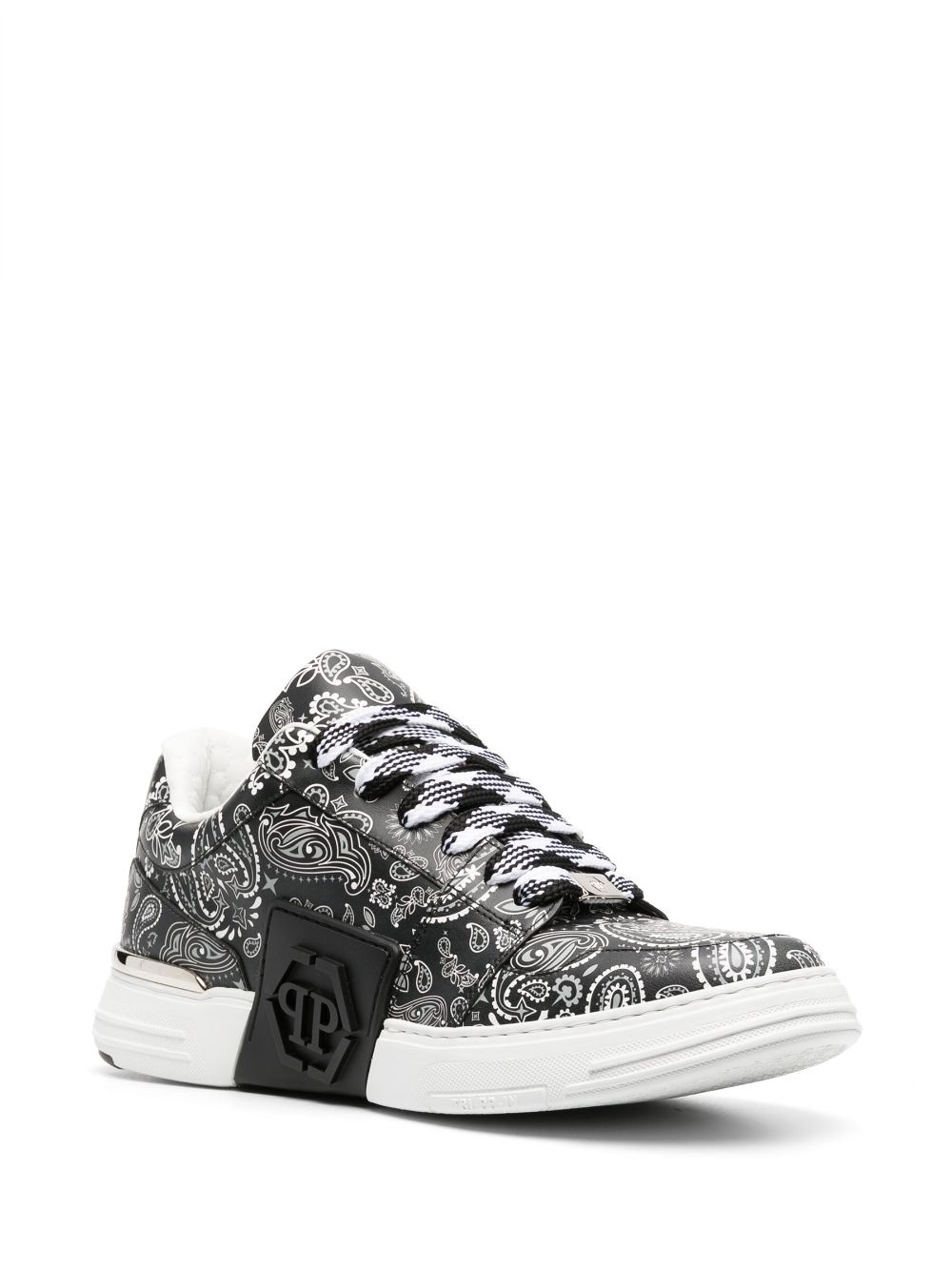 Super Street paisley-print sneakers - 2