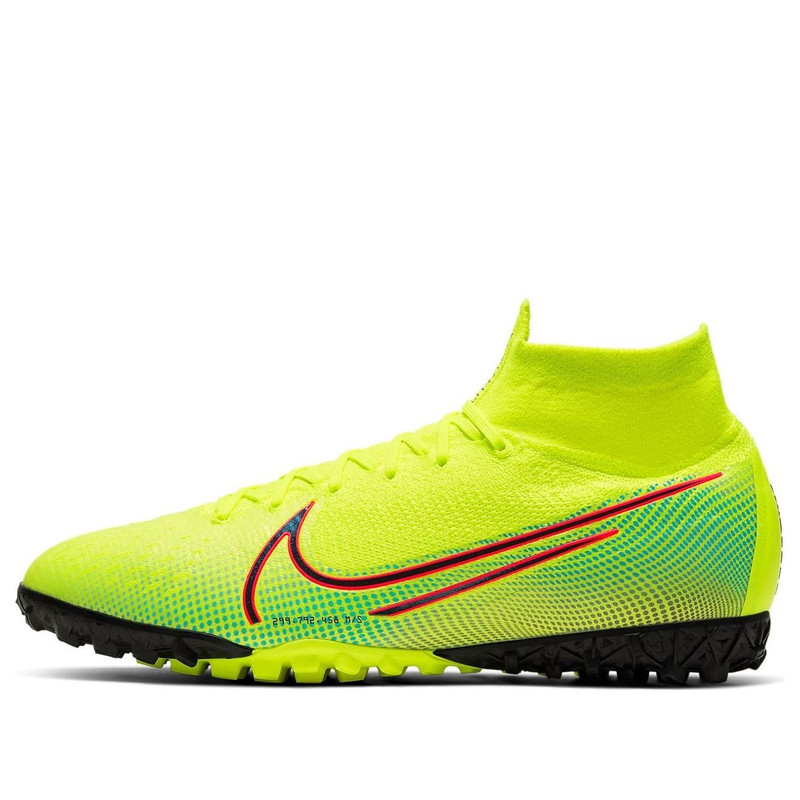Nike Mercurial Superfly 7 Elite Mds TF Turf 'Yellow Green' BQ5471-703 - 1