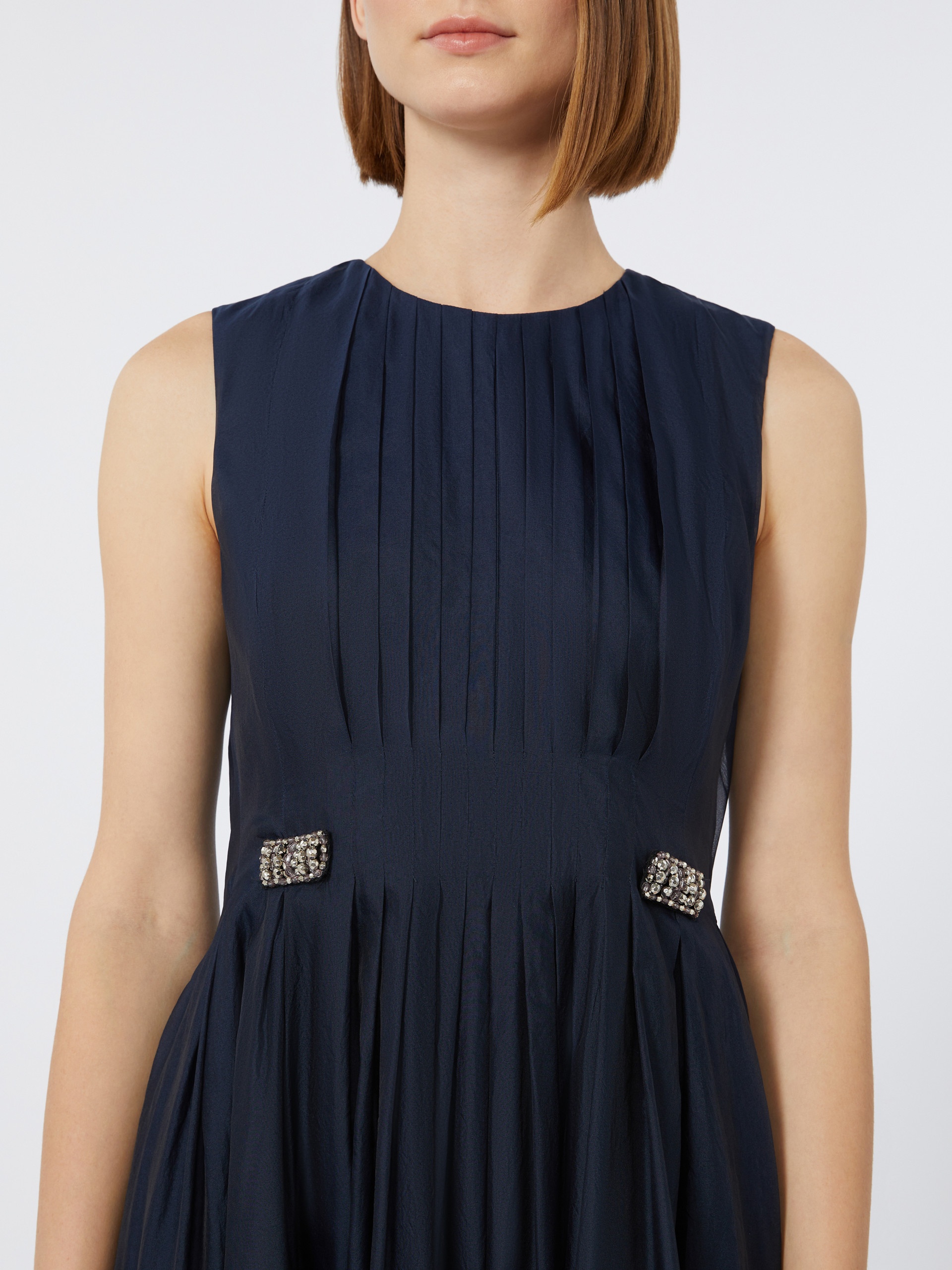 WALLY Silk-blend organza dress - 5
