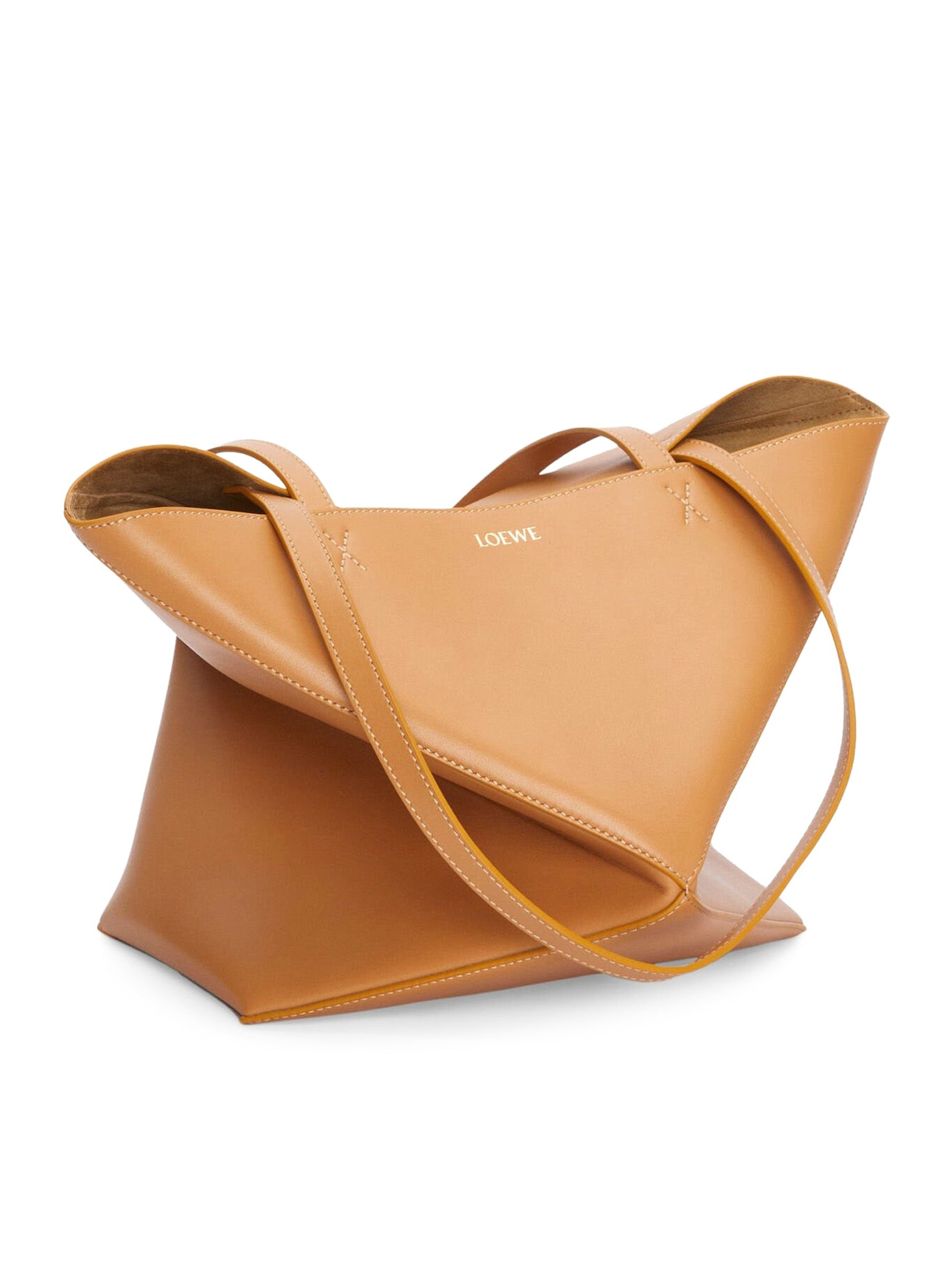 PUZZLE FOLD TOTE BAG IN SHINY CALFSKIN - 9