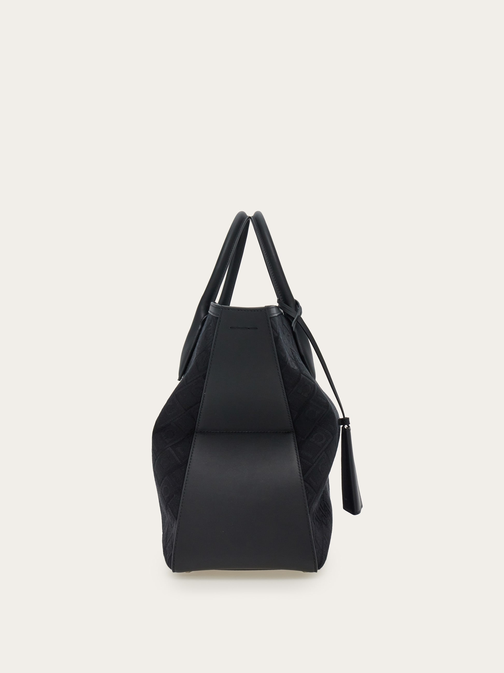 Jacquard tote bag (L) - 4