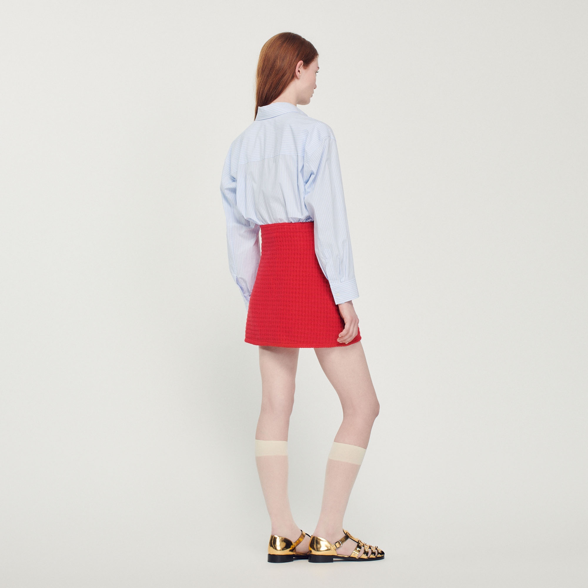 Short knitted skirt - 6