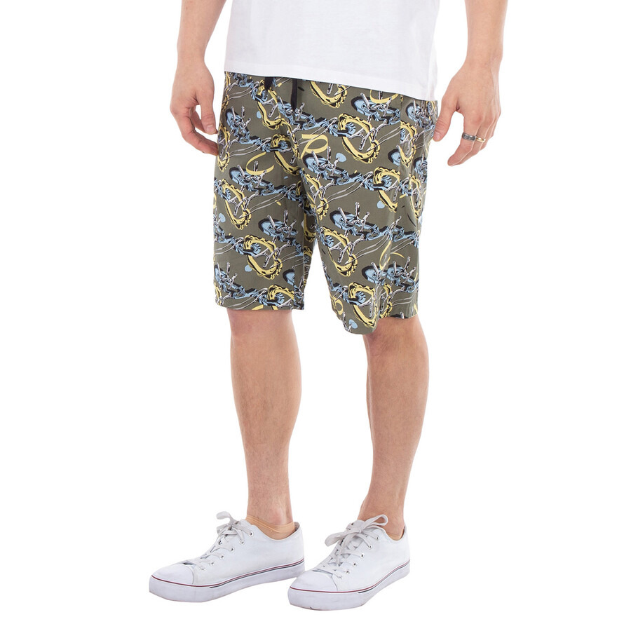 A.P.C. Graphic-Print Vince Cotton Shorts - 6