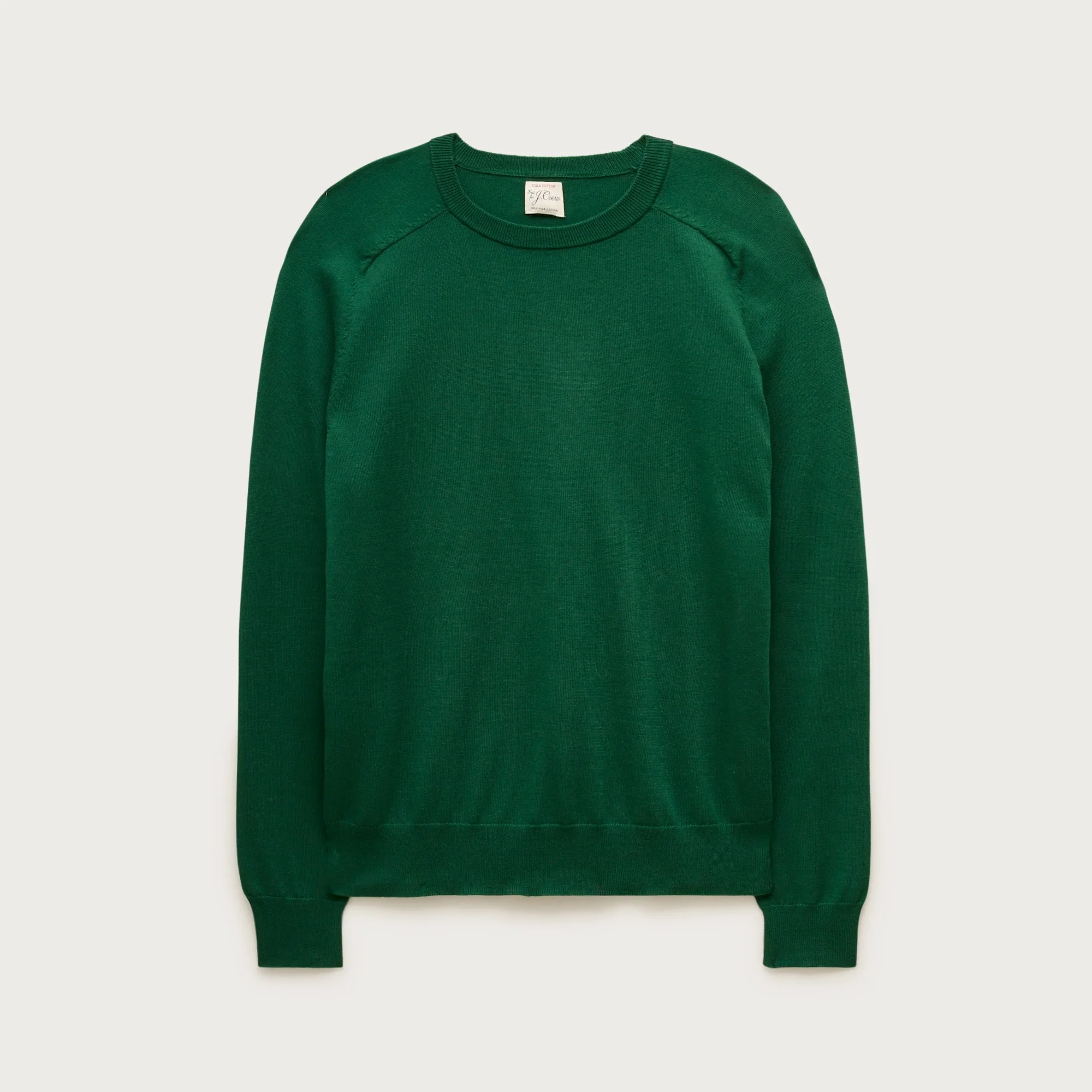 Pima cotton crewneck sweater - 1