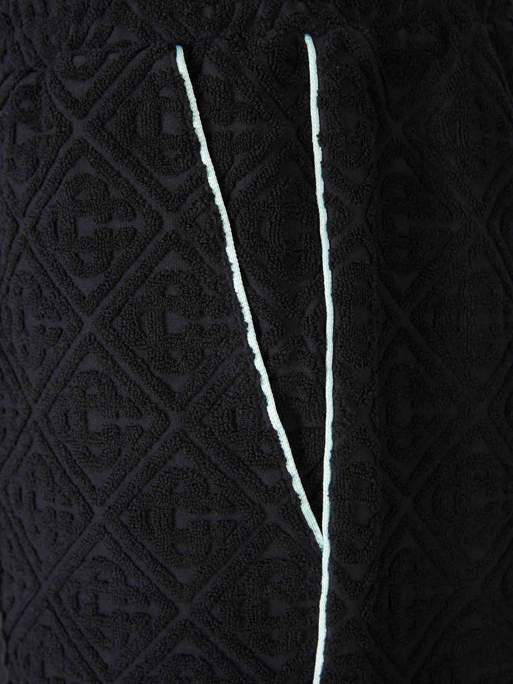 MONOGRAM TOWELLING BERMUDA SHORTS - 4