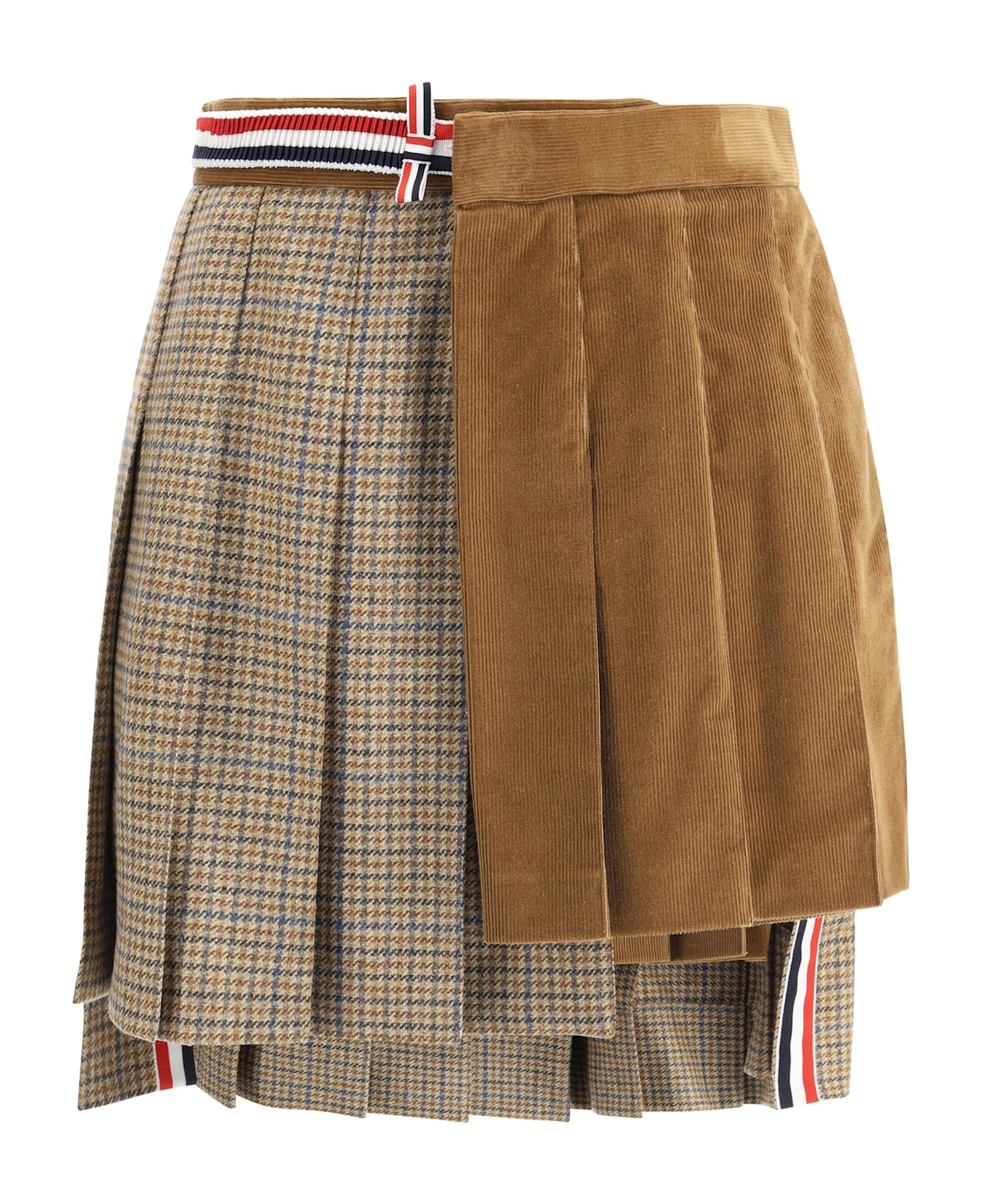 Pleated Miniskirt - 1