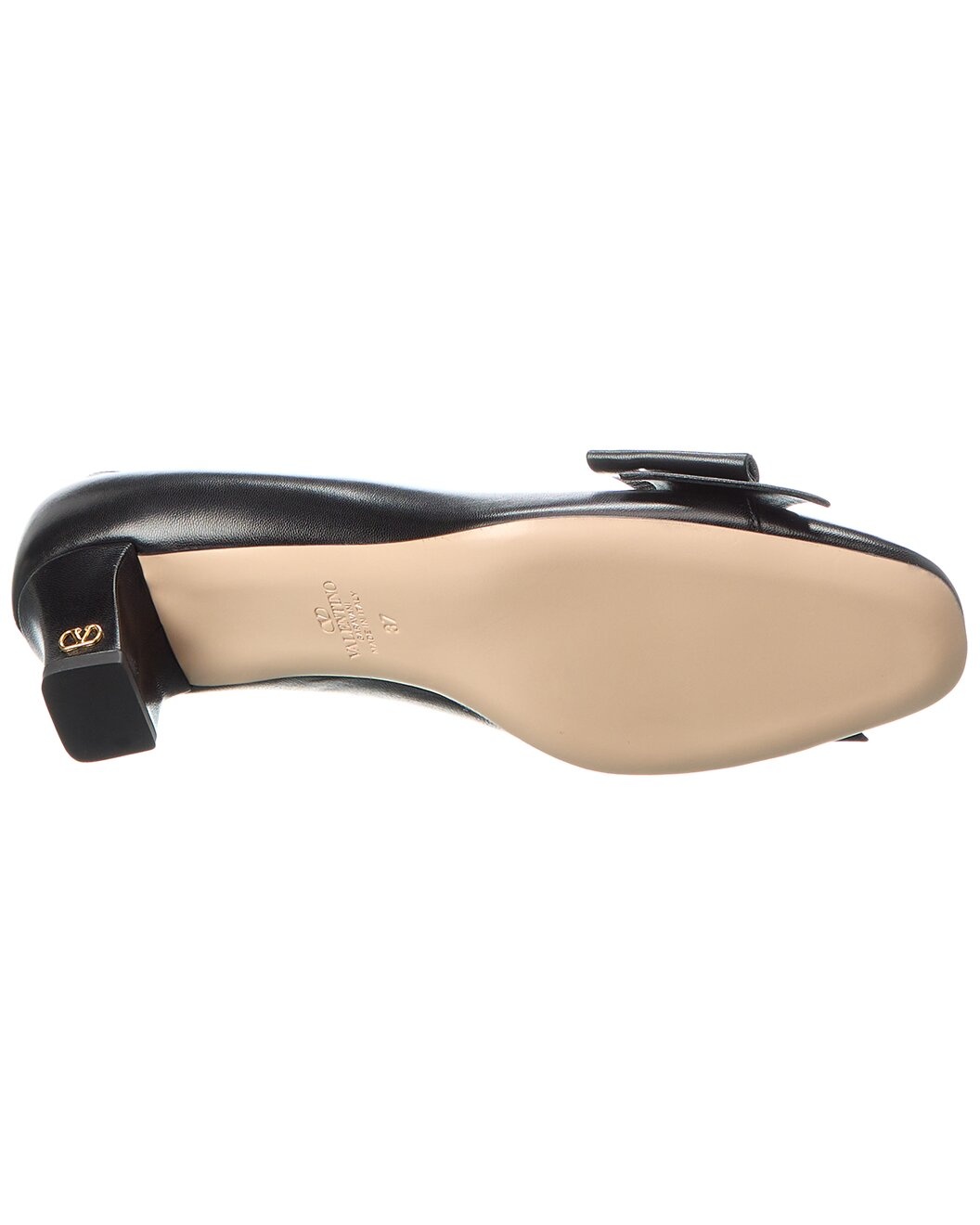 Valentino Bow 45 Leather Pump - 4
