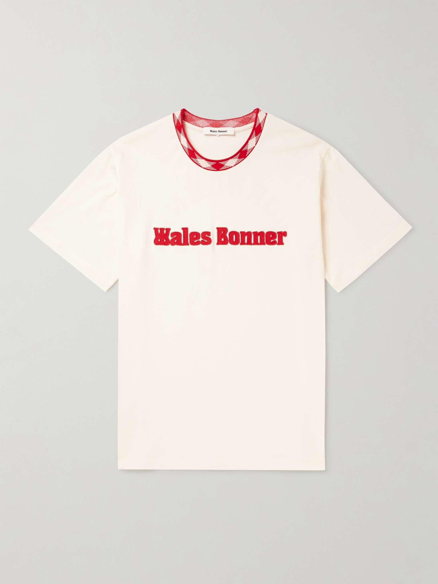Logo-Embroidered Printed Organic Cotton-Jersey T-Shirt - 1