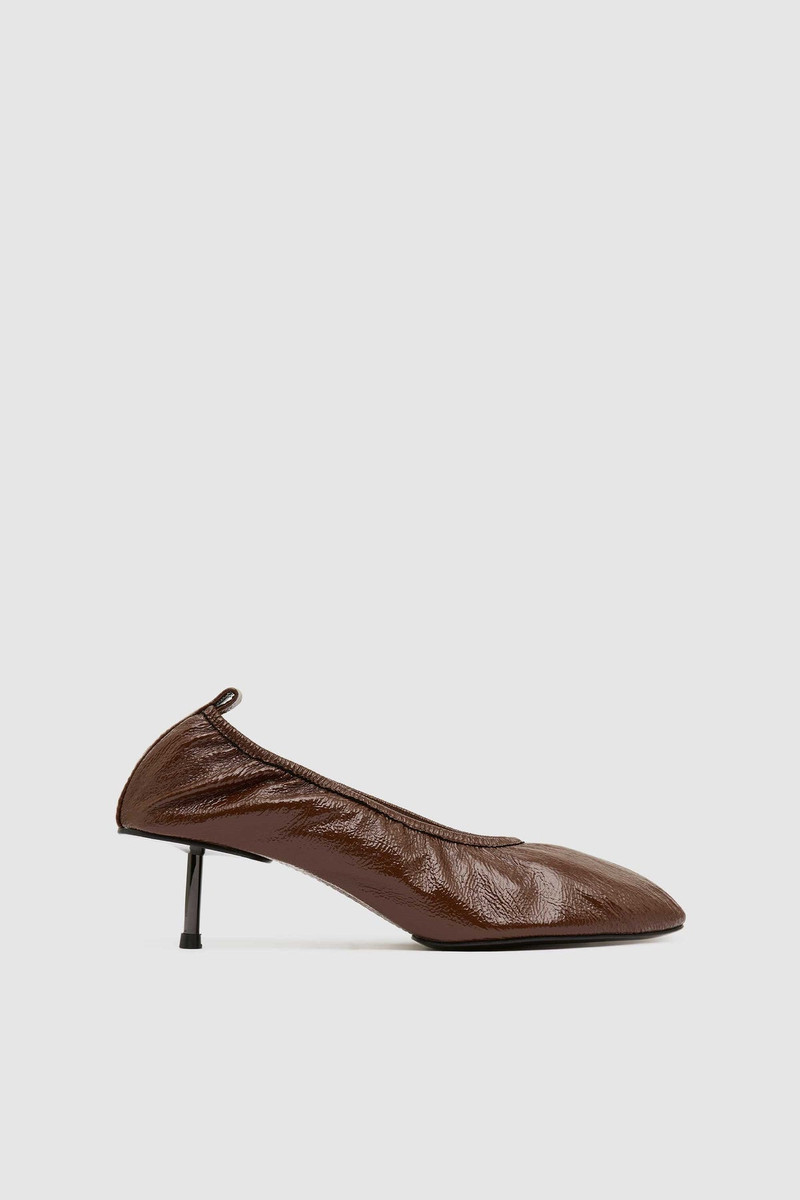 Classic Ballet Heel - Patent Liqueur 1