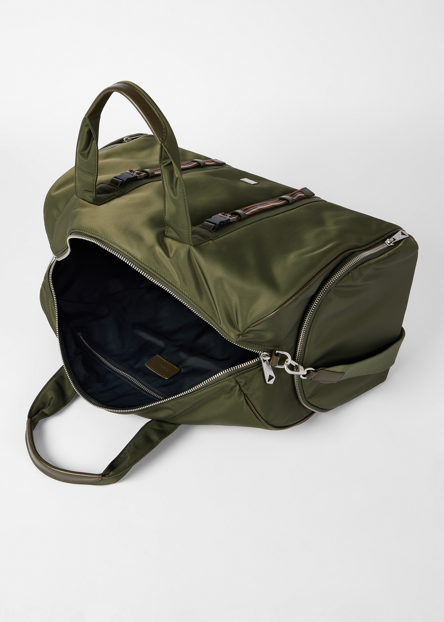 Green Recycled-Nylon Holdall - 8