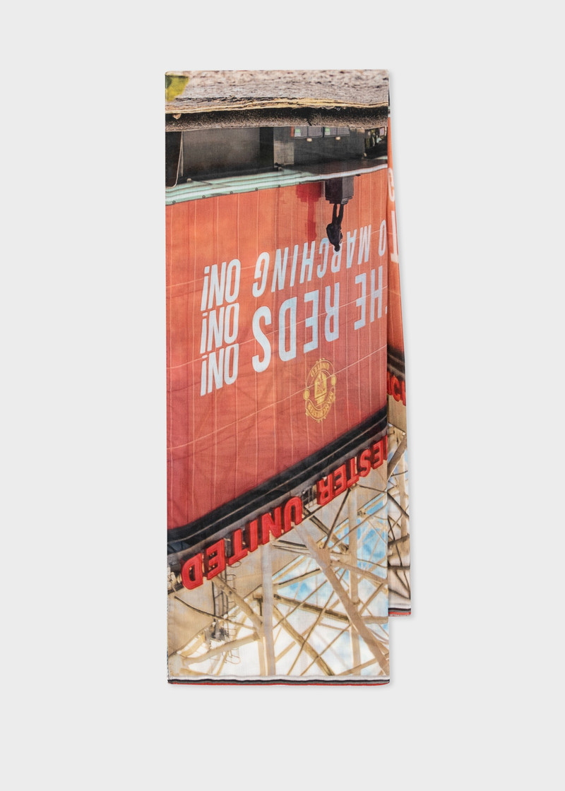 Paul Smith & Manchester United - 'Stadium' Print Scarf 1