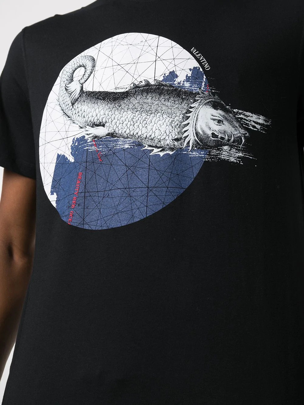 marine print T-shirt - 5