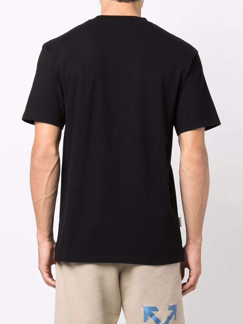 Lux logo-patch organic cotton T-shirt - 5
