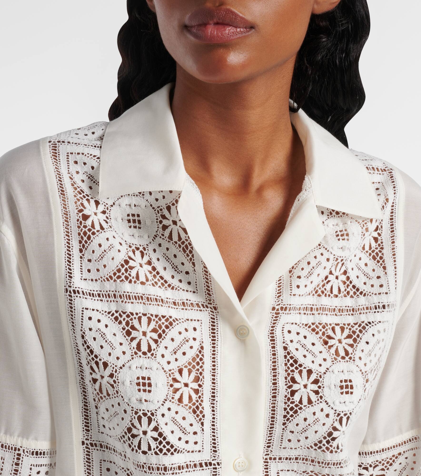 Paula's Ibiza cotton and silk shirt - 4