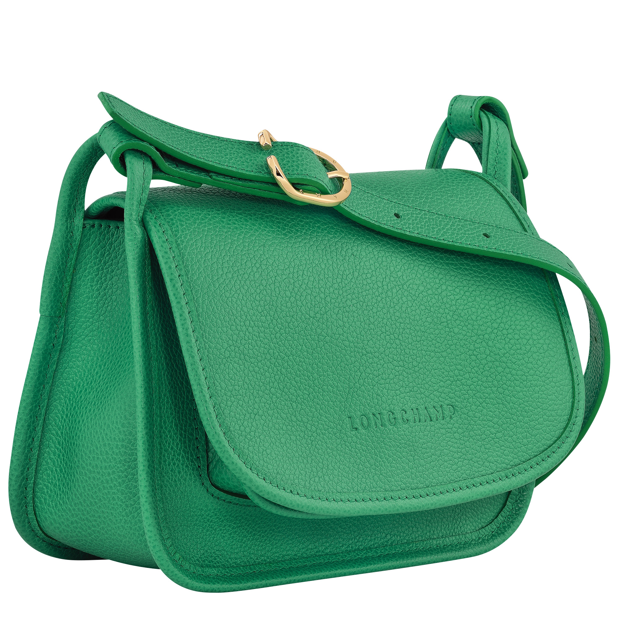 Le Foulonné S Crossbody bag Green - Leather - 3