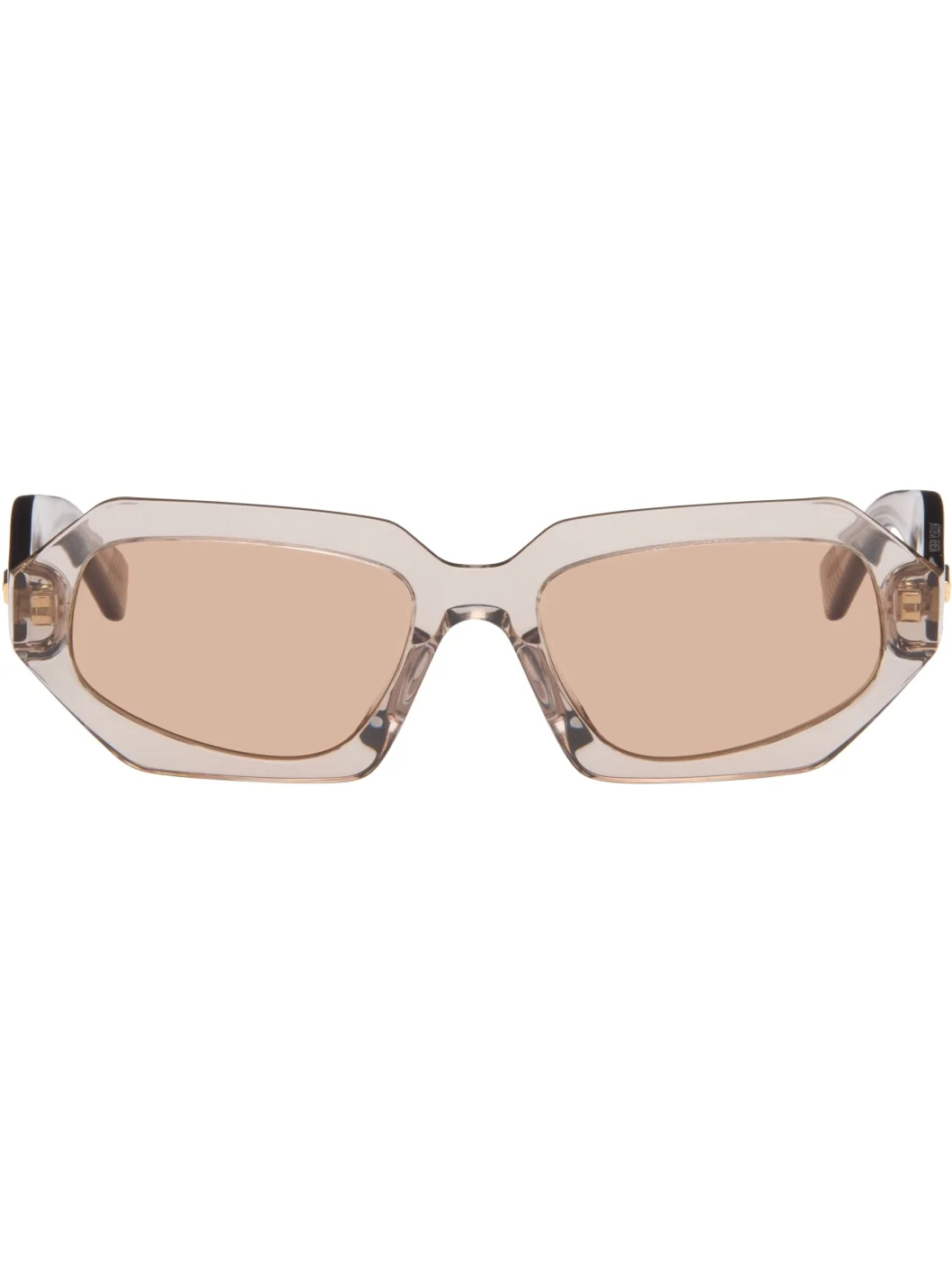 Brown Classic Oval Sunglasses - 1