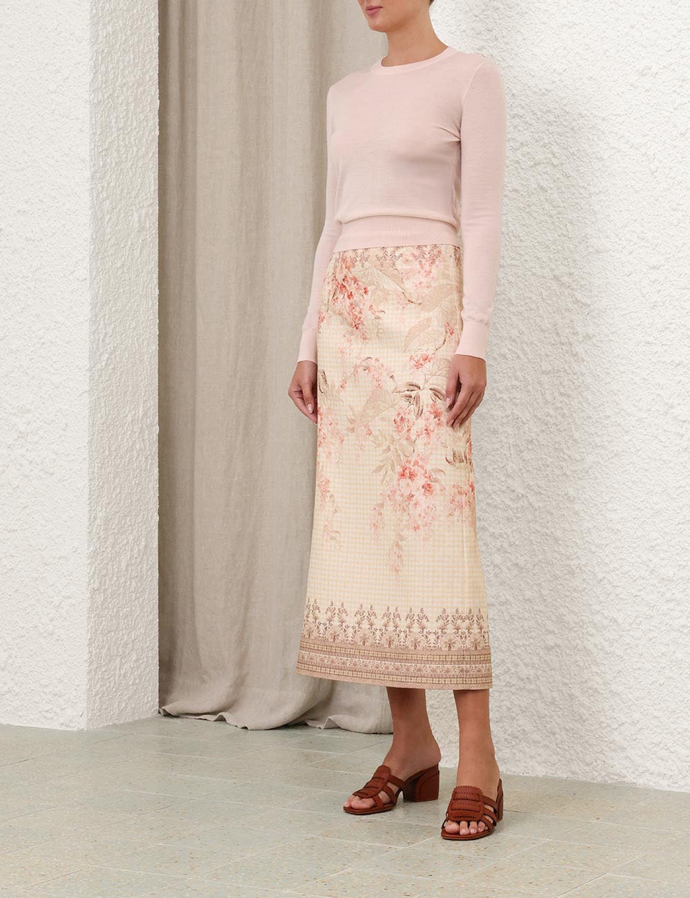ILLUMINATE PENCIL MIDI SKIRT - 8