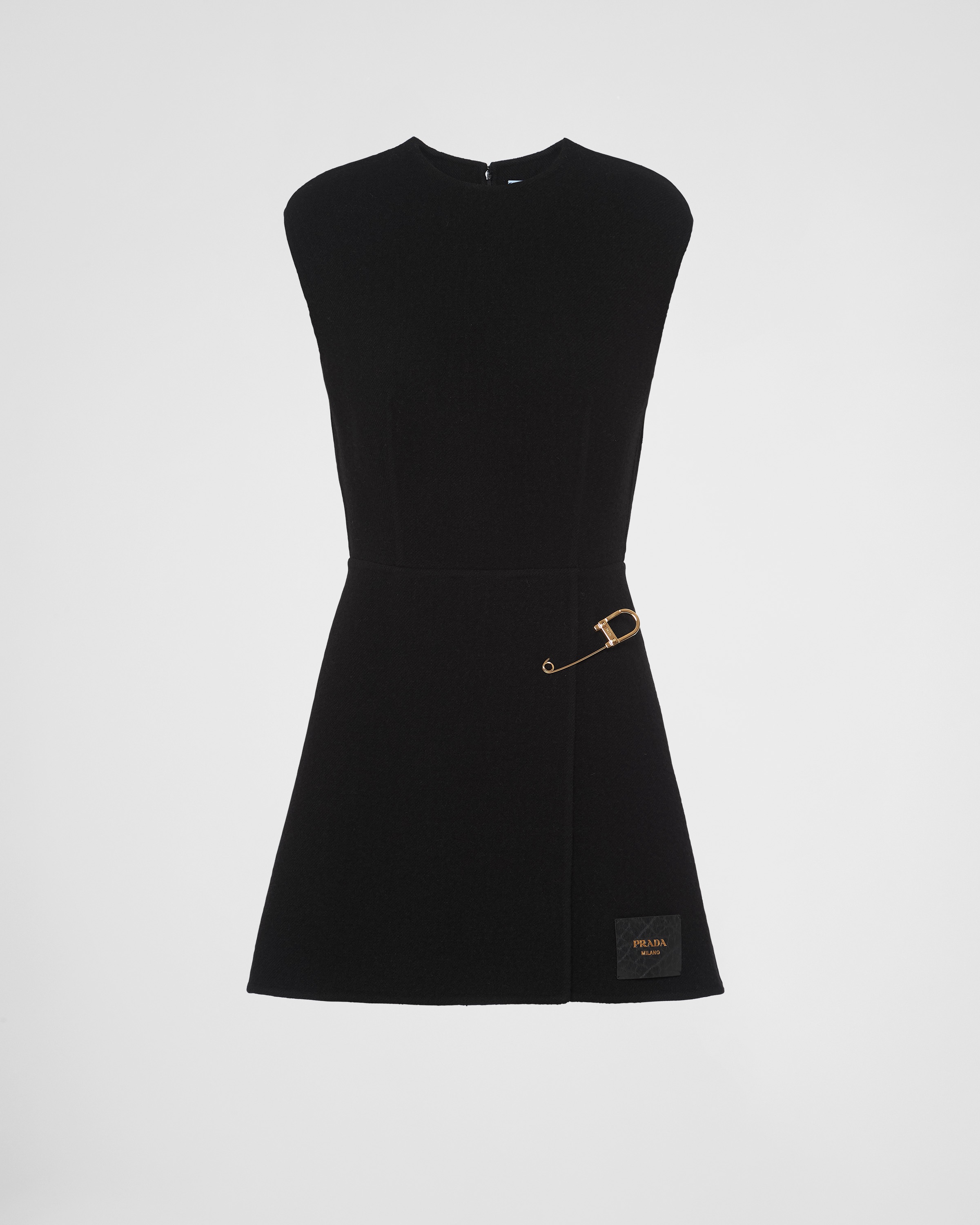 Washed twill minidress - 1