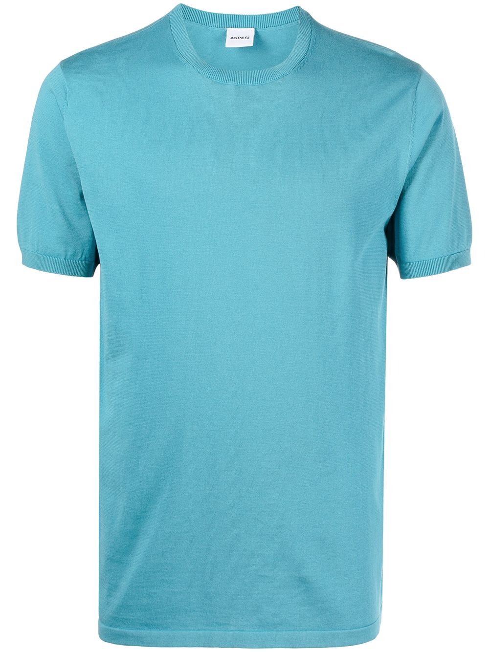 short-sleeved cotton T-shirt - 1