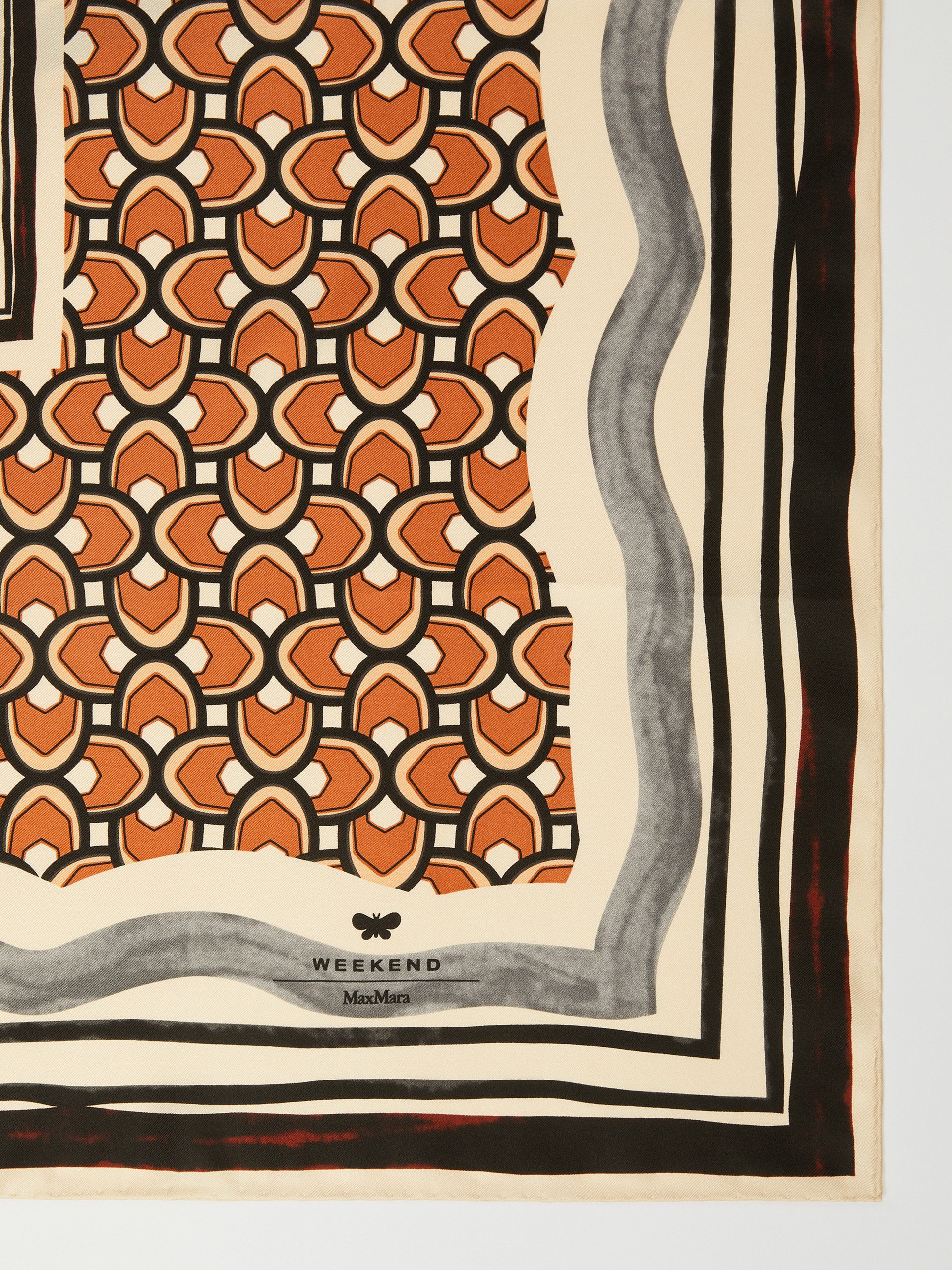 ONESTO Printed silk twill foulard - 2
