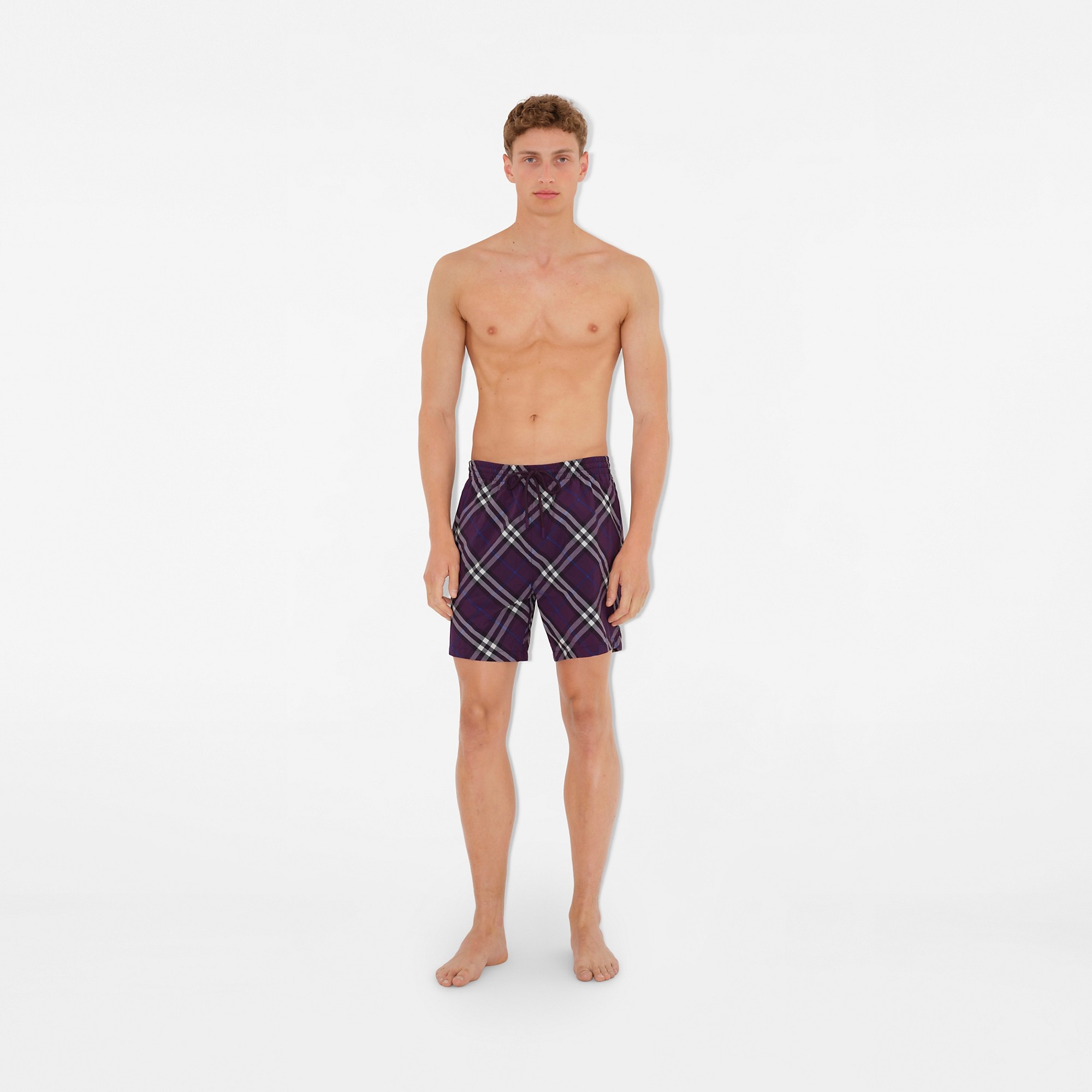 Check Swim Shorts - 2