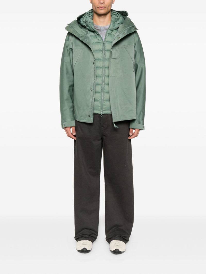 C.P. Company hooded detachable-liner jacket outlook