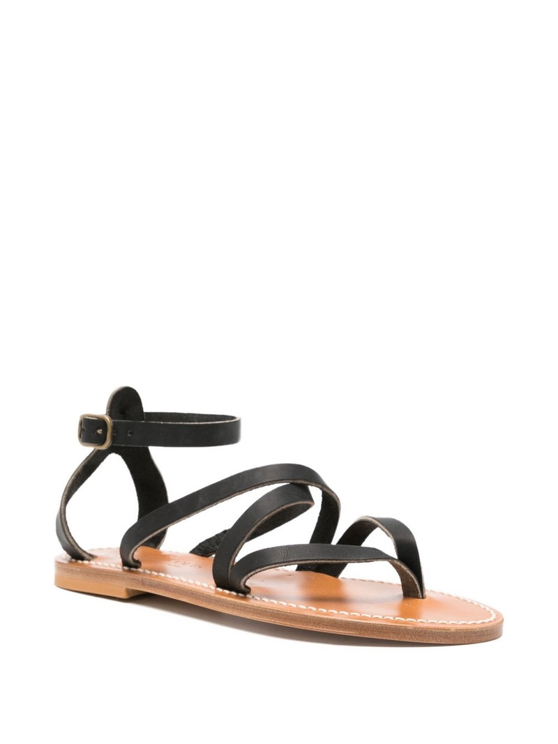K.JACQUES strappy flat sandals outlook