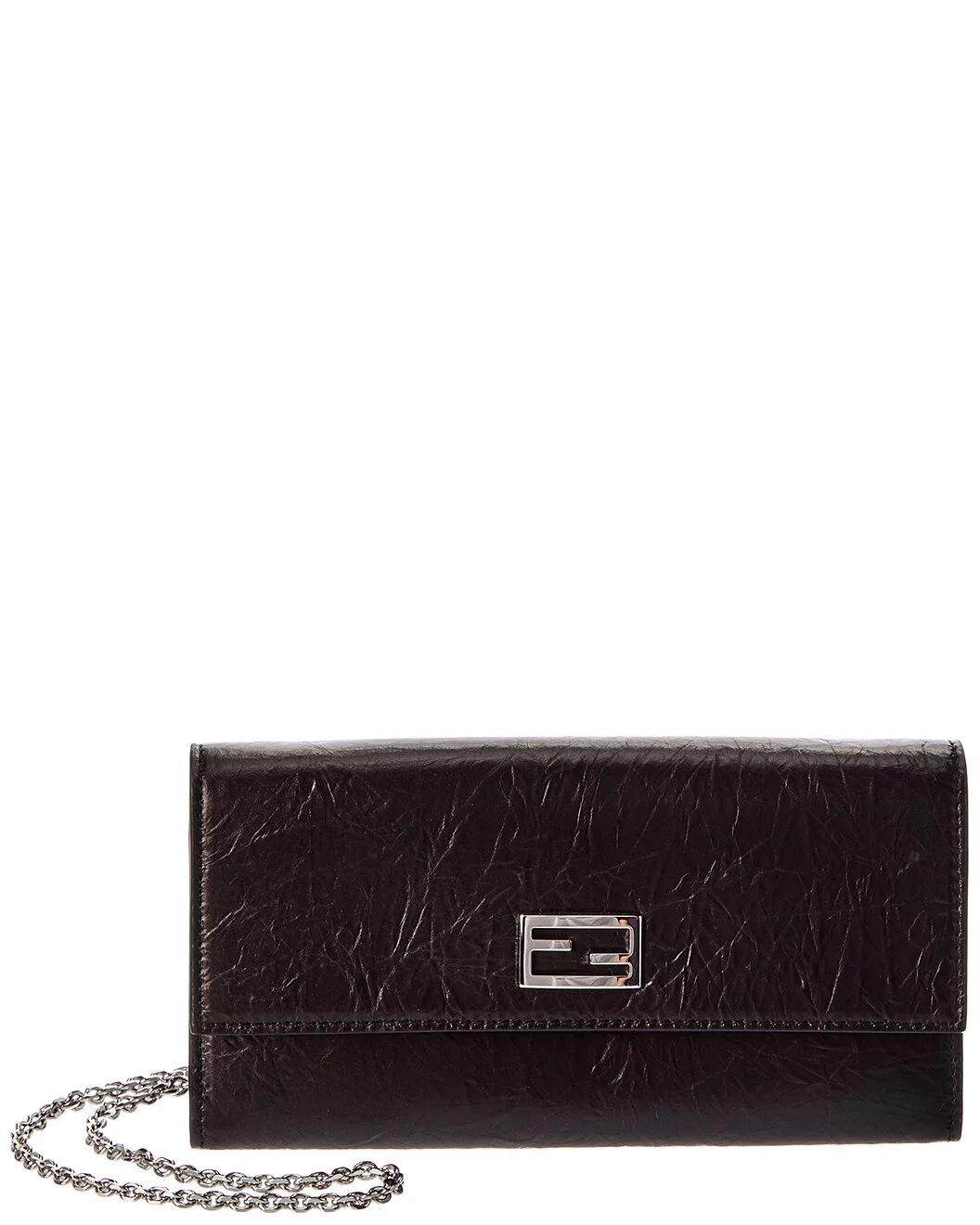 FENDI Tube Leather Continental Wallet On Chain - 1