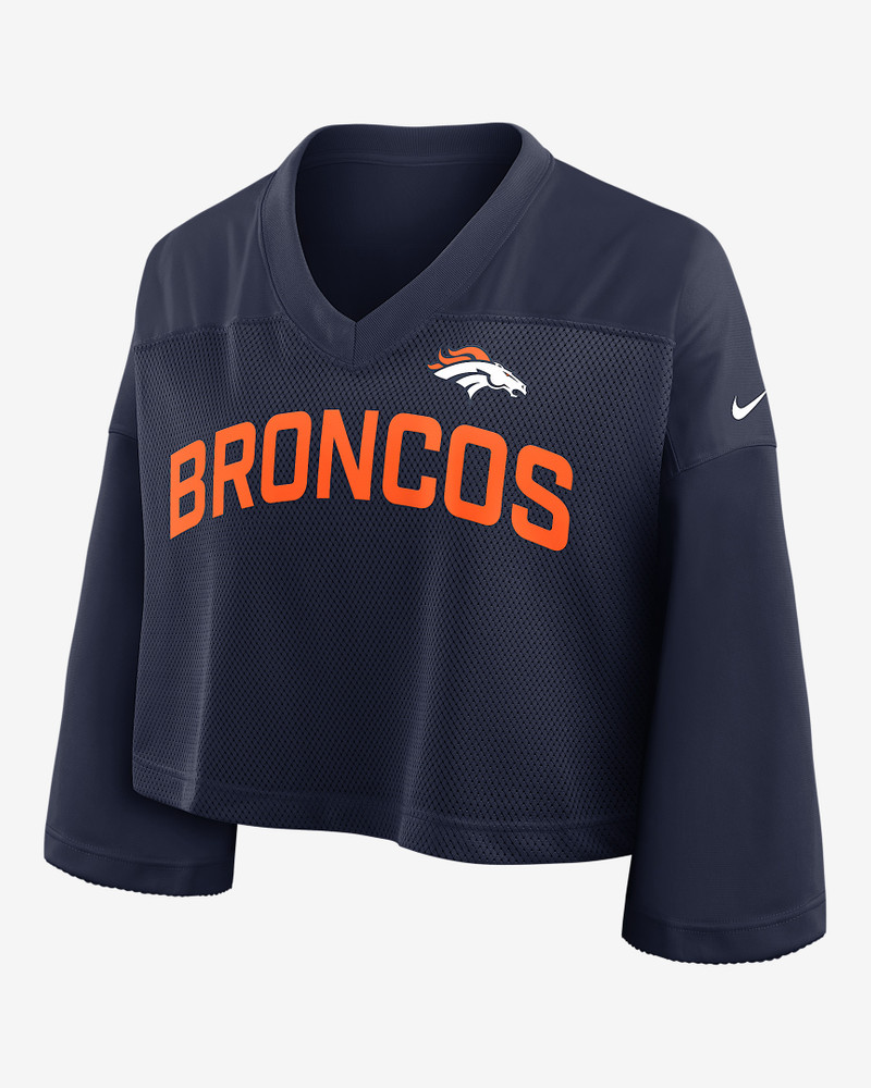Denver Broncos Wide Receiver Jersey Fashion Women's Nike Dri-FIT NFL Cropped Top 1