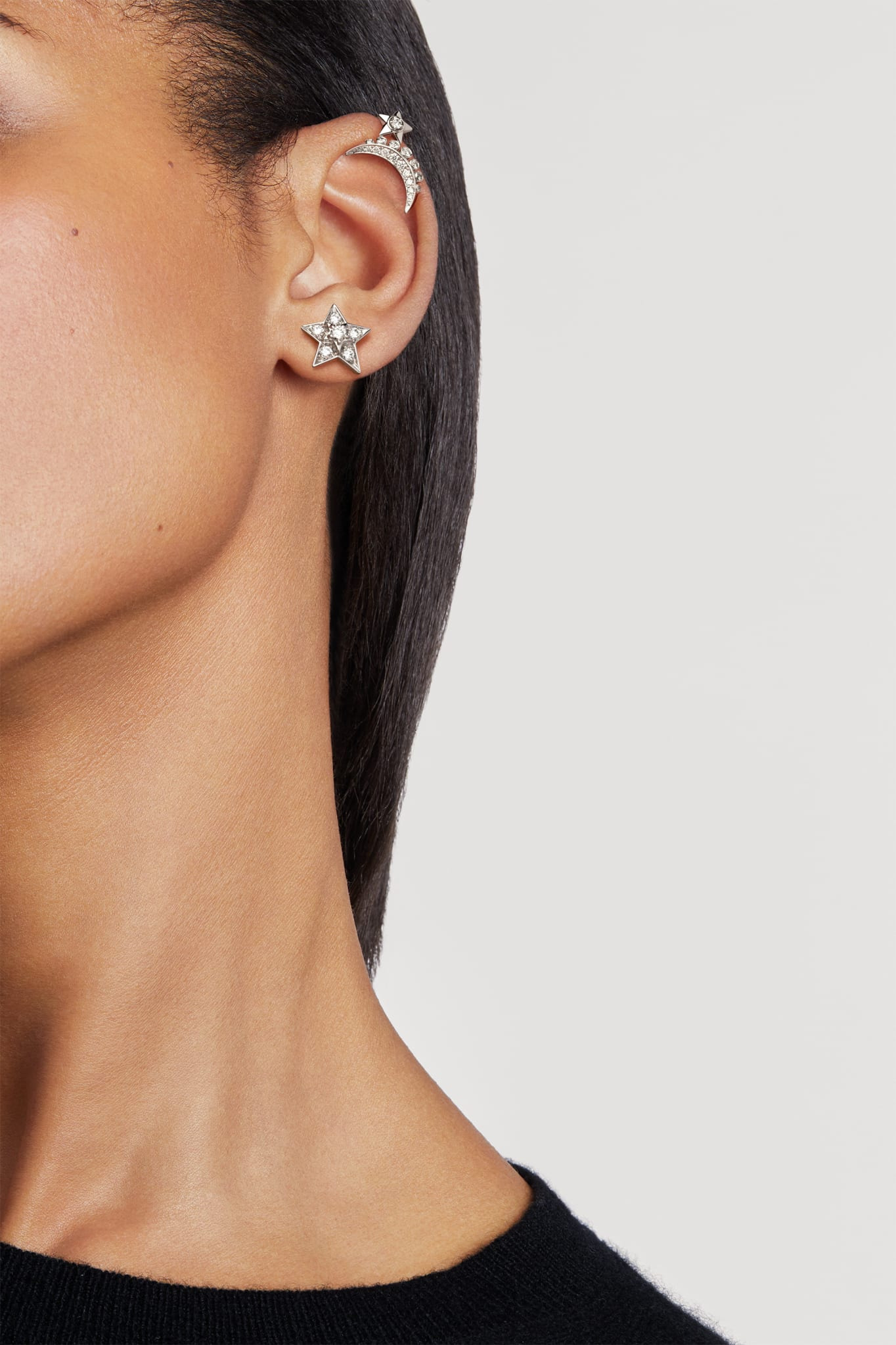 Lune single earring - 5