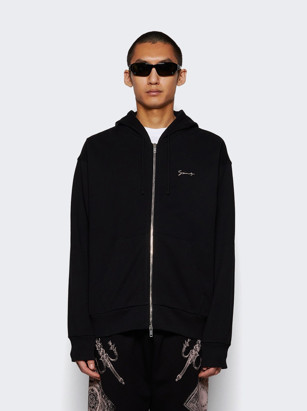 Boxy Fit Hoodie Black - 2