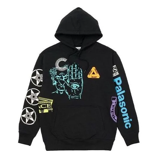 Palace X Cannondale FW21 Graffiti Hoodie 'Black' P21CHD001 - 1